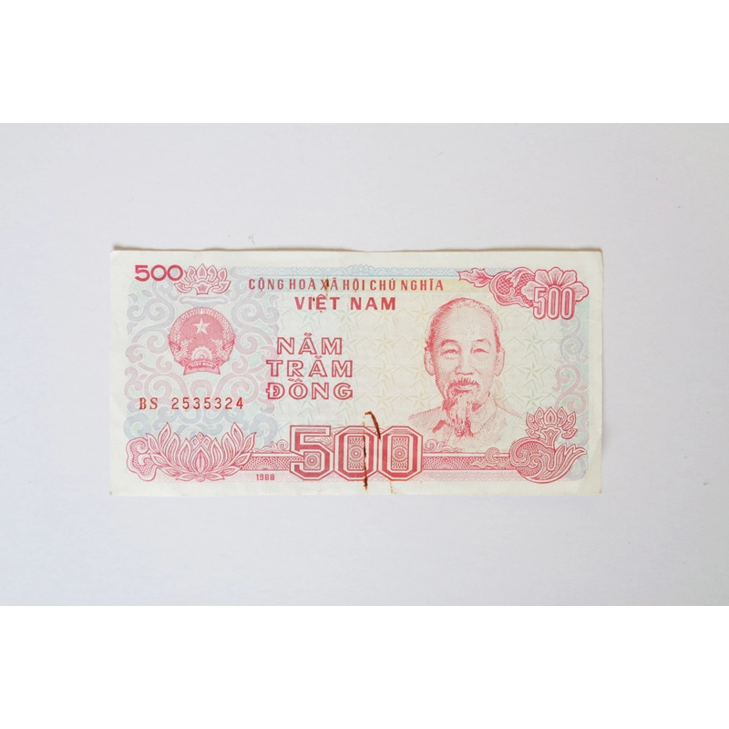 Tờ tiền 500 đồng xưa (BS 2535324) 370803