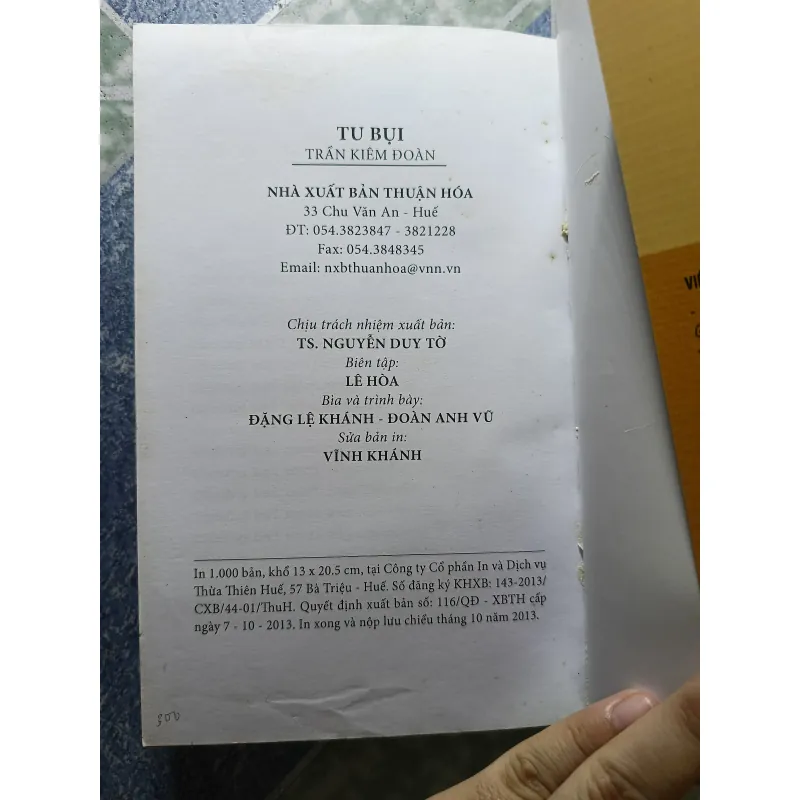 Tu bụi - Trần Kiêm Đoàn 927791