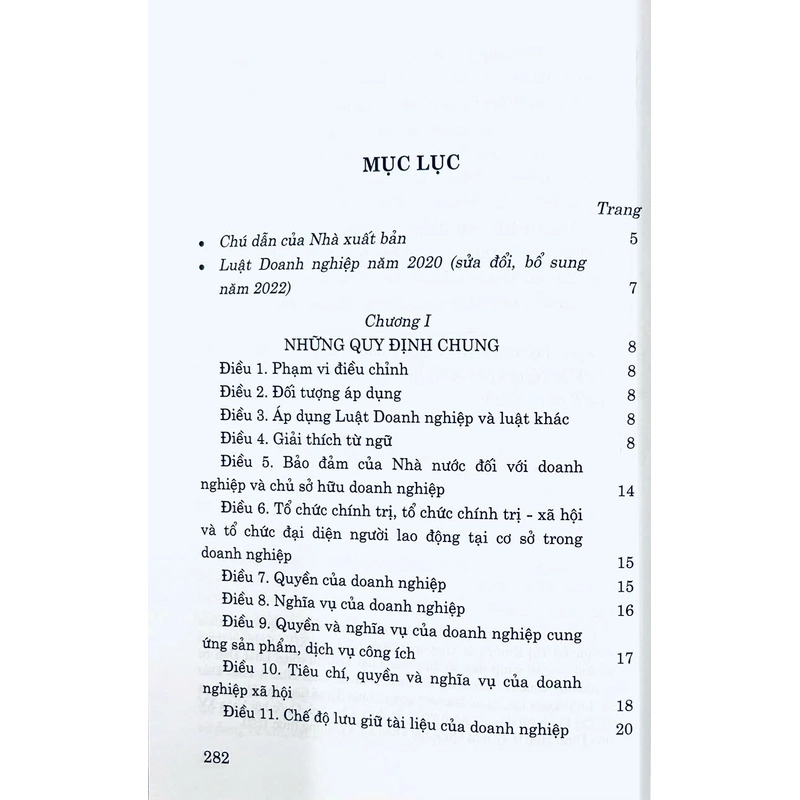 Luật Doanh Nghiệp Năm 2020 (Sửa Đổi, Bổ Sung Năm 2022) 302364