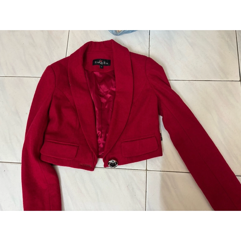 Áo khoác nữ Eva de eva size S màu đỏ 460579