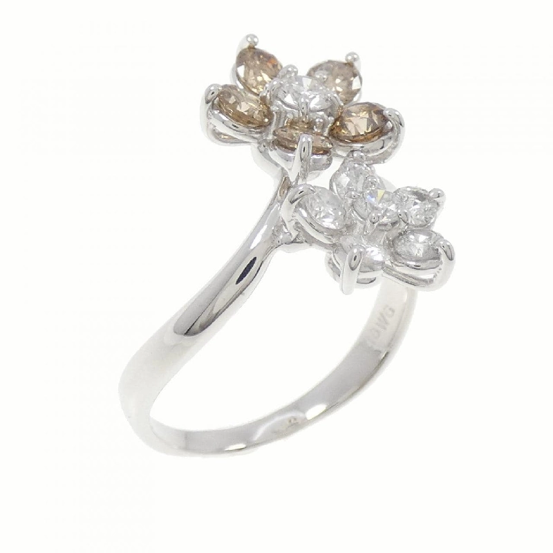 Nhẫn kim cương hoa K18WG 1.30CT - Hàng hiệu Authentic 848768