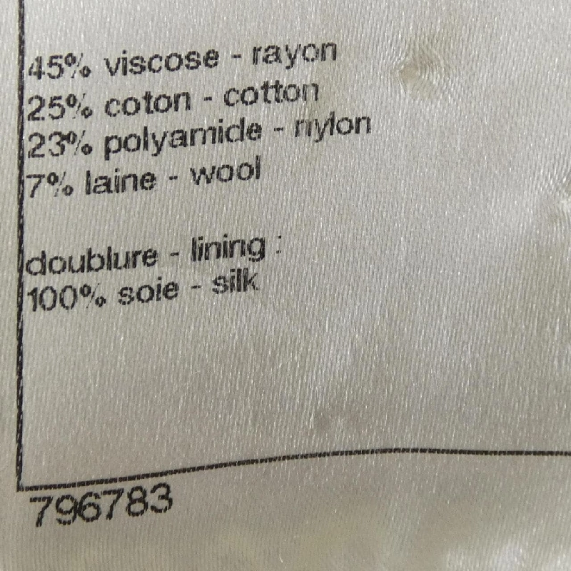 Áo khoác không cổ CHANEL P40991V29577 - Hàng hiệu Authentic 819096