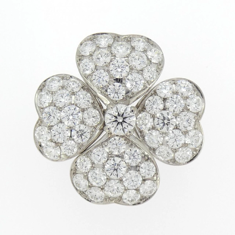 K18WG Pave Diamond Brooch 1.904CT - Hàng hiệu Authentic 872487