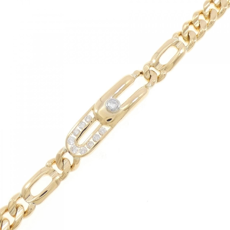 K18YG/PT850 Vòng tay kim cương 0.09CT - Hàng hiệu Chính hãng 872903