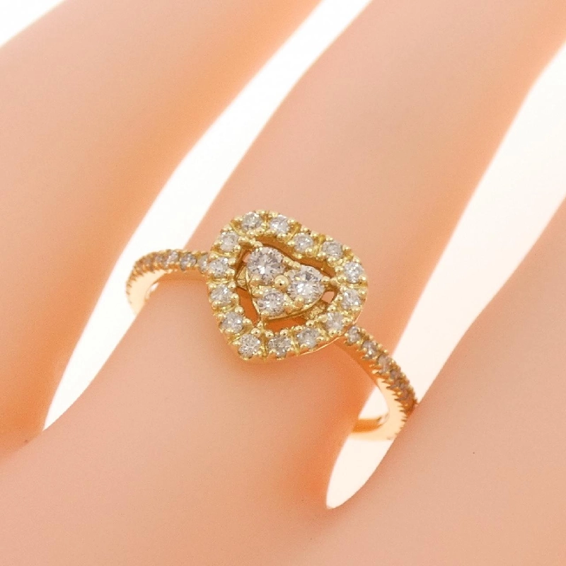 Nhẫn kim cương hình trái tim K18YG 0.30CT 668764