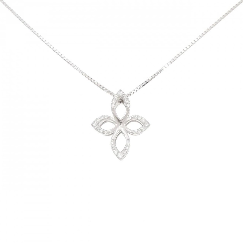 K18WG Dây chuyền kim cương 0.26CT - Hàng hiệu Chính hãng 861836