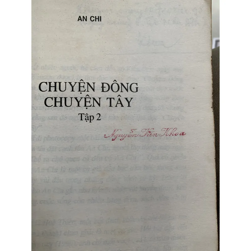 Chuyện Đông chuyện Tây tập 2 - An Chi bản cũ 🐟 711434