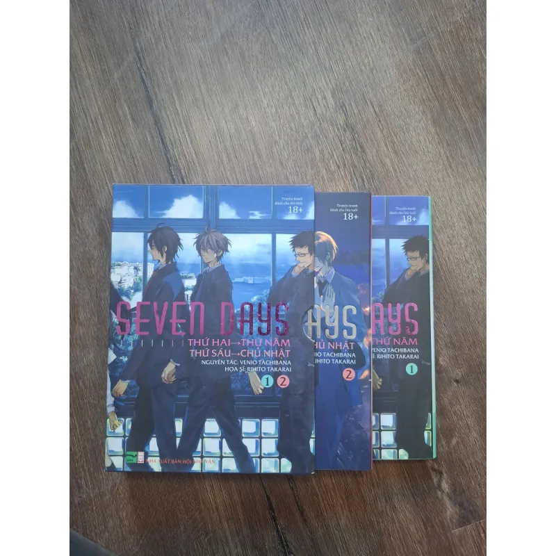 Seven Days - Venio Tachibana & Rihito Takarai - Truyện tranh - bộ có hộp 755139