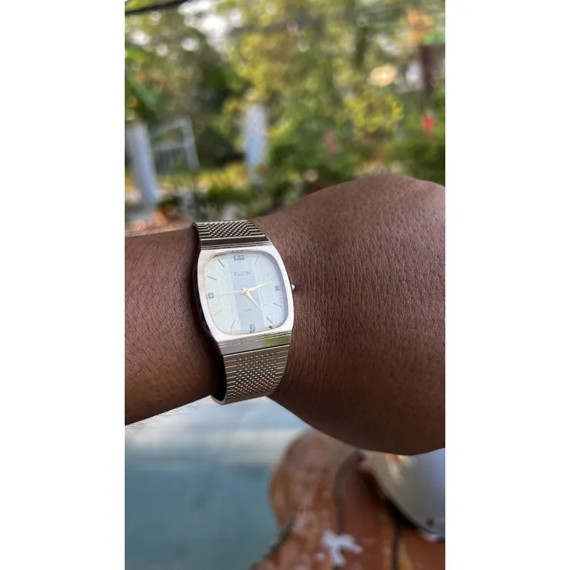 Đồng hồ Elgin Mỹ máy quartz thuỵ sĩ 993125