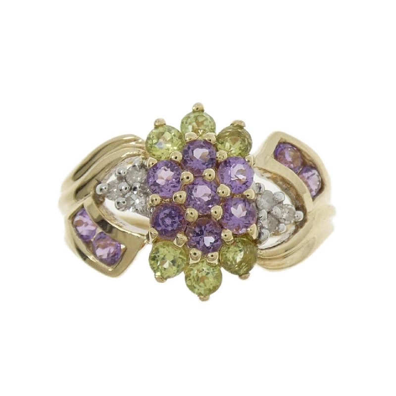 Nhẫn đá màu 10KYG/10KWG - Hàng hiệu Authentic 854987