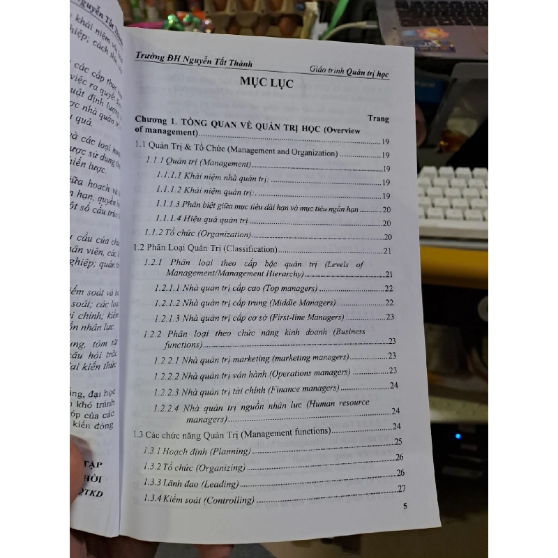 Giáo trình quản trị học ĐH Nguyễn Tất Thành mới 90% 2016 GIÁO TRÌNH, CHUYÊN MÔN HCM1709 920585