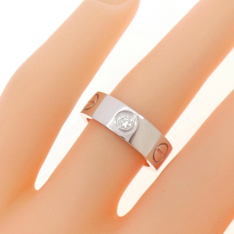 Nhẫn Cartier Love Half Diamond - Hàng hiệu Authentic 837676