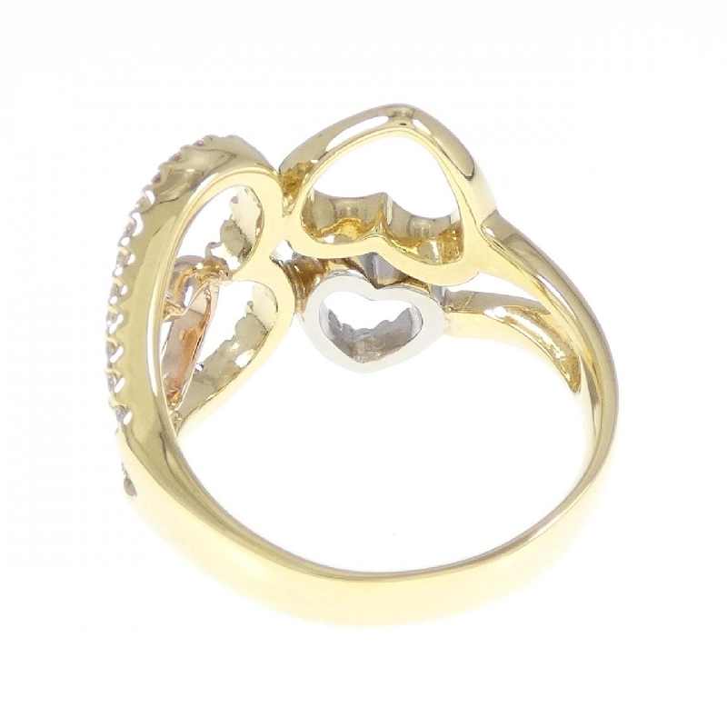 Nhẫn kim cương hình trái tim K18YG/PT/K18PG 0.30CT 668142