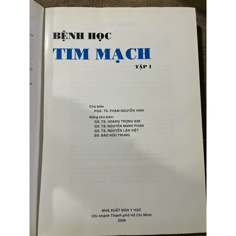 BỆNH HỌC TIM MẠCH - SÁCH Y KHỔ LỚN , SÁCH DÀY 573133