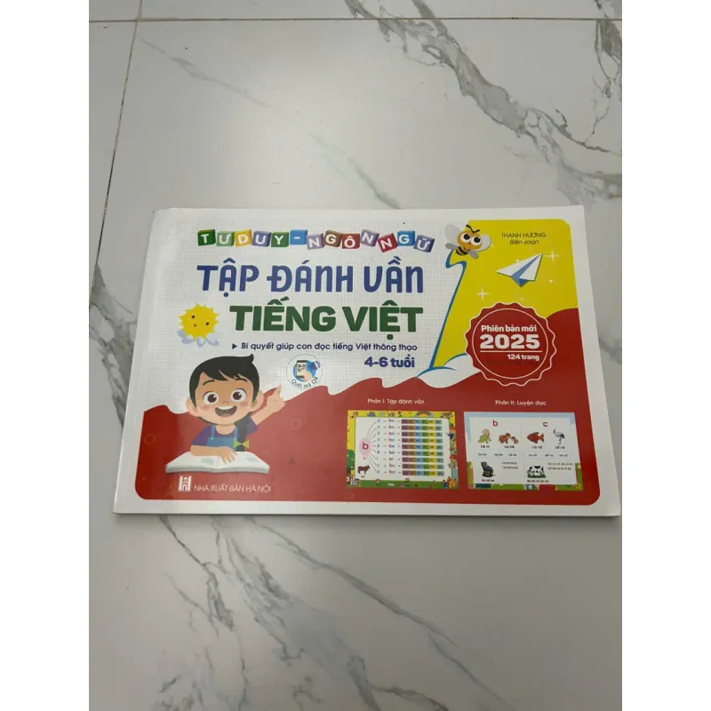 Tư duy - Ngôn ngữ: TẬP ĐÁNH VẦN TIẾNG VIỆT THẠO (4-6 tuổi) - THANH HƯƠNG 607932