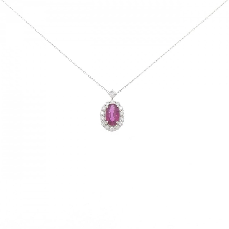 Dây chuyền ruby PT900/PT850 0.45CT - Hàng hiệu Chính hãng 861595