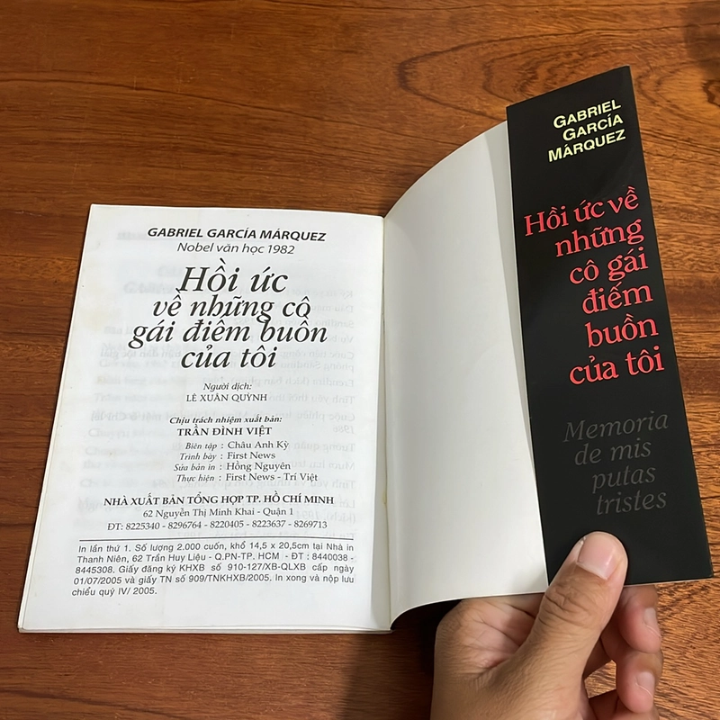 II Hồi Ức Về Những Cô Gái Điếm Buồn Của Tôi - GABRIEL GARCÍA MÁRQUEZ - 2005 502088