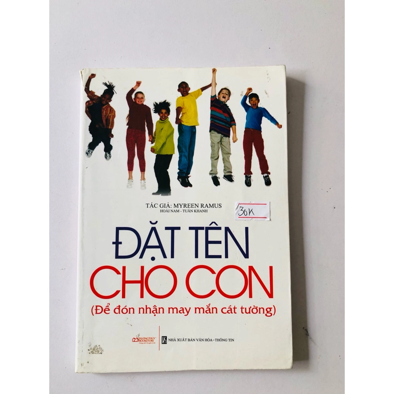 ĐẶT TÊN CHO CON  - 136 trang, nxb: 2011 354567