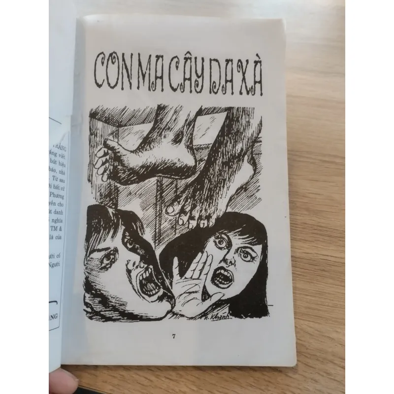 sách kinh dị Việt Nam có tiêu đề "Con Ma Cây Da Xà"  1032133