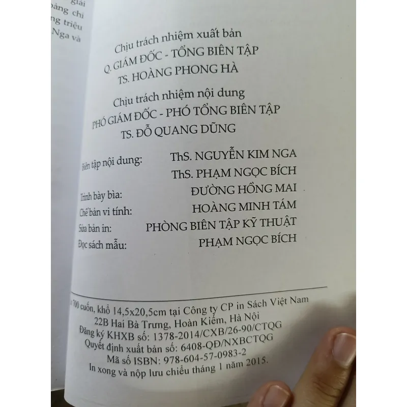 Thế giới bước ngoặt lịch sử - Đại tá Lê Thế Mẫu 932673