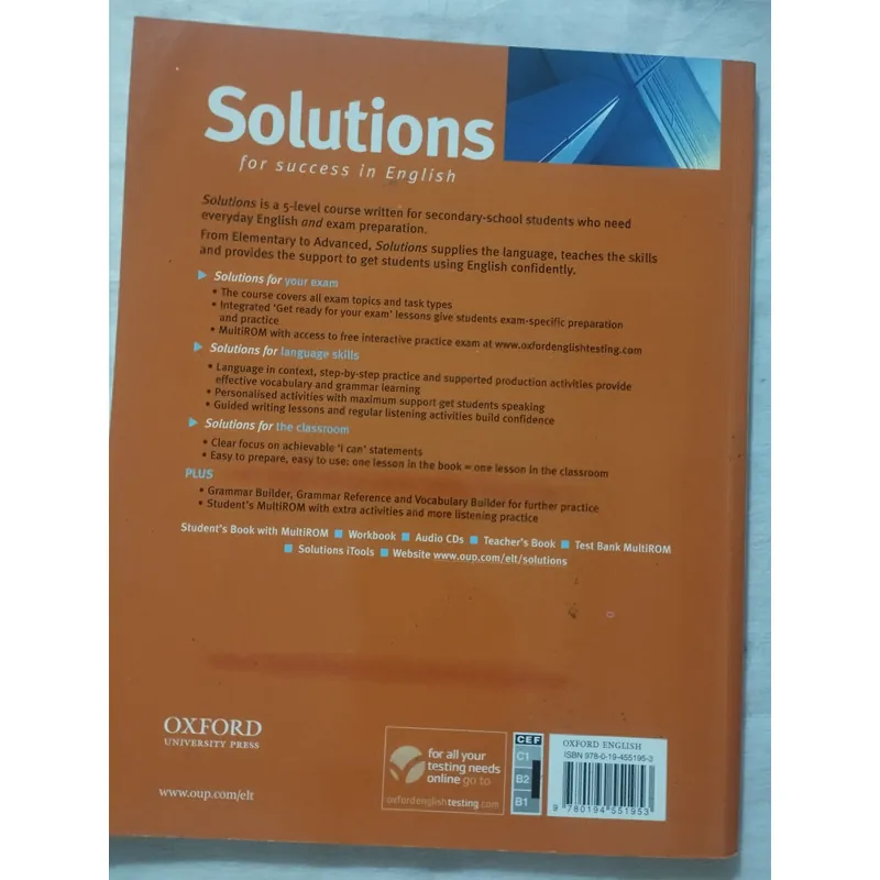 Solution student's book. Oxford 722837