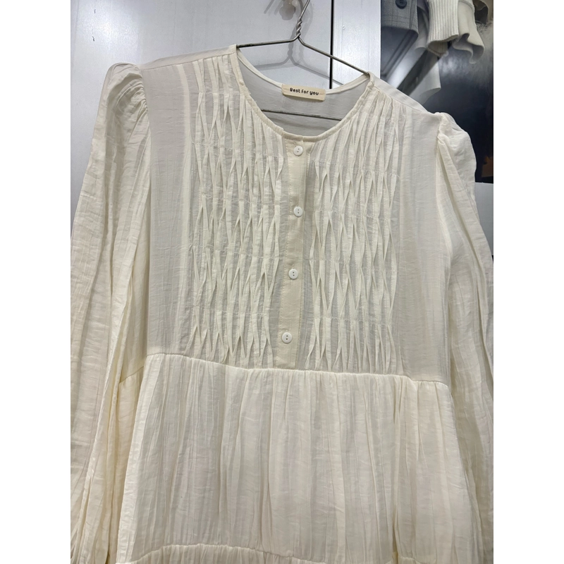 Váy babydoll tay dài dáng xoè tiểu thư 466026