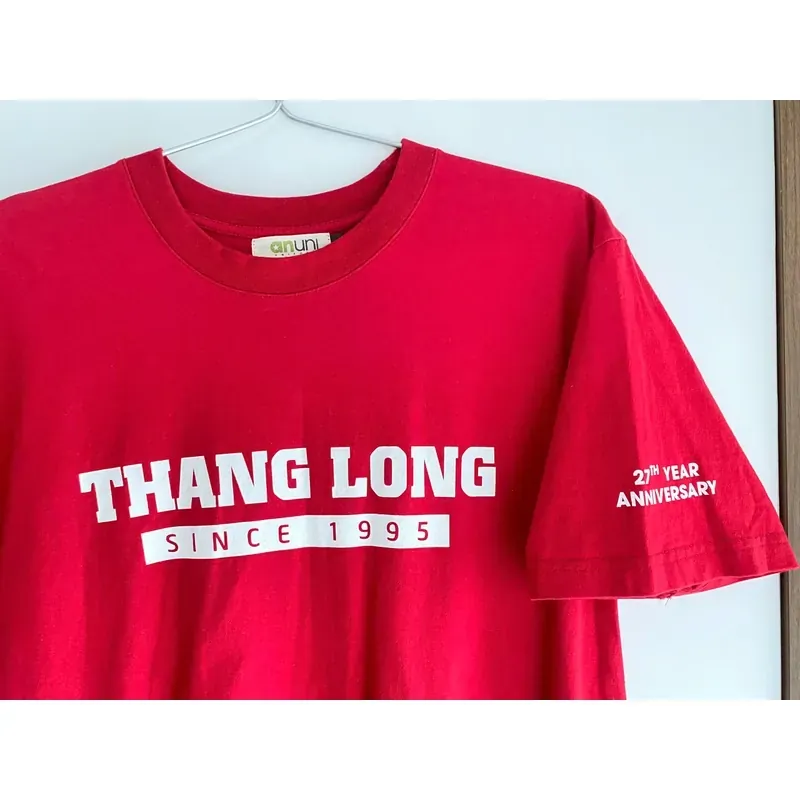 MỚI 99%***ÁO PHÔNG ĐỘI BÓNG RỔ NỮ THĂNG LONG HN* SIZE L* KỶ NIỆM 27 NĂM* TẶNG QUÀ 0Đ* 591612
