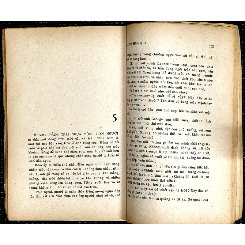 CỦA CHUỘT VÀ NGƯỜI - Tác giả  JOHN STEINBECK 1033154