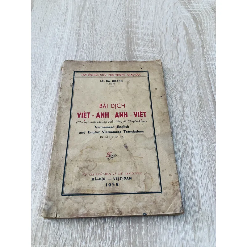 BÀI DỊCH VIỆT – ANH / ANH – VIỆT 971839