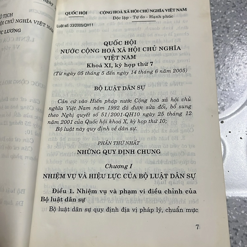 [luật] Bộ luật dân sự năm 2005 299929