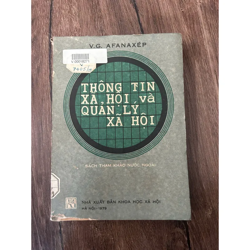 V. G. AFANAXÉP - THÔNG TIN XÃ HỘI, VÀ QUẢN LÝ XÃ HỘI 709357