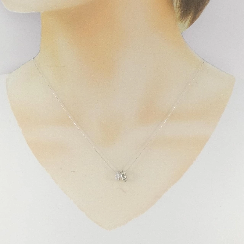 K18WG 2WAY Peridot Necklace - Hàng hiệu Authentic 862389