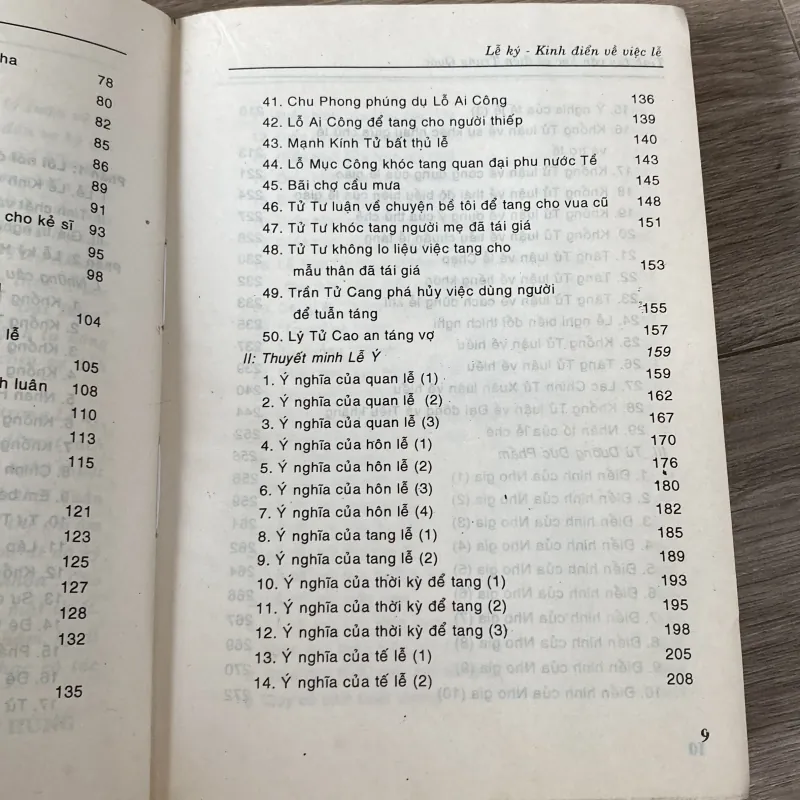 LỄ KÝ - KINH ĐIỂN VỀ VIỆC LỄ (XB 1996) 996002