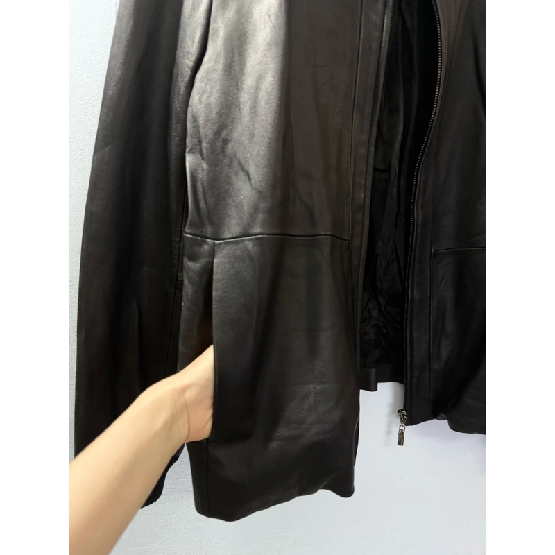 <si tuyển> Áo khoác NAM da thật Leather bền đẹp, cực phong cách / size S dưới 56kg 508819