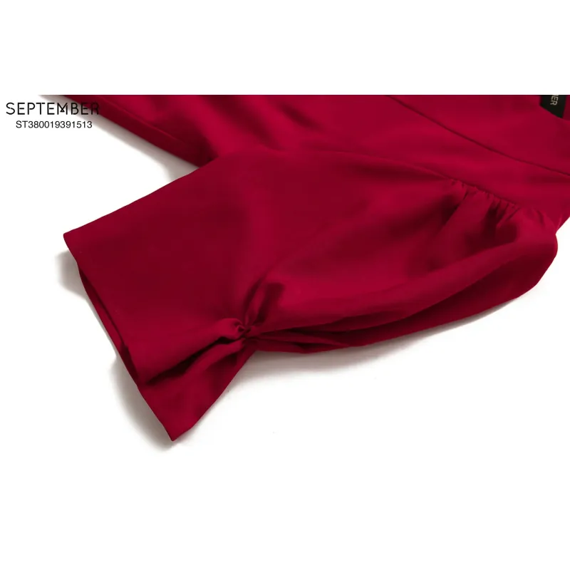 Váy liền September chính hãng còn mới size S màu đỏ 1004442