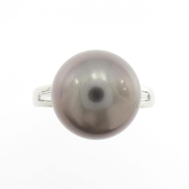 Nhẫn ngọc trai đen Ginza Tanaka 12.1mm - Hàng hiệu Chính hãng 836927