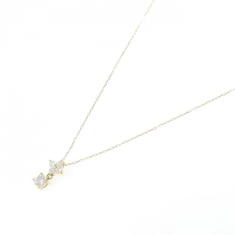 K18YG Dây chuyền kim cương - Hàng hiệu Chính hãng 857837