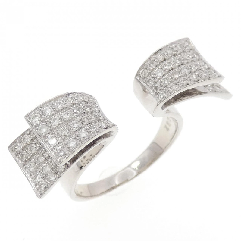 Nhẫn kim cương K18WG 0.82CT - Hàng hiệu Authentic 853926