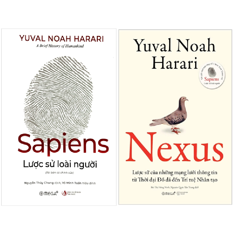 Combo Sách Sapiens Lược Sử Loài Người + Nexus - Lược Sử Của Những Mạng Lưới Thông Tin Từ Thời Đại Đồ Đá Đến Trí Tuệ Nhân Tạo (Bộ 2 Cuốn) - Yuval Noah Harari 744419