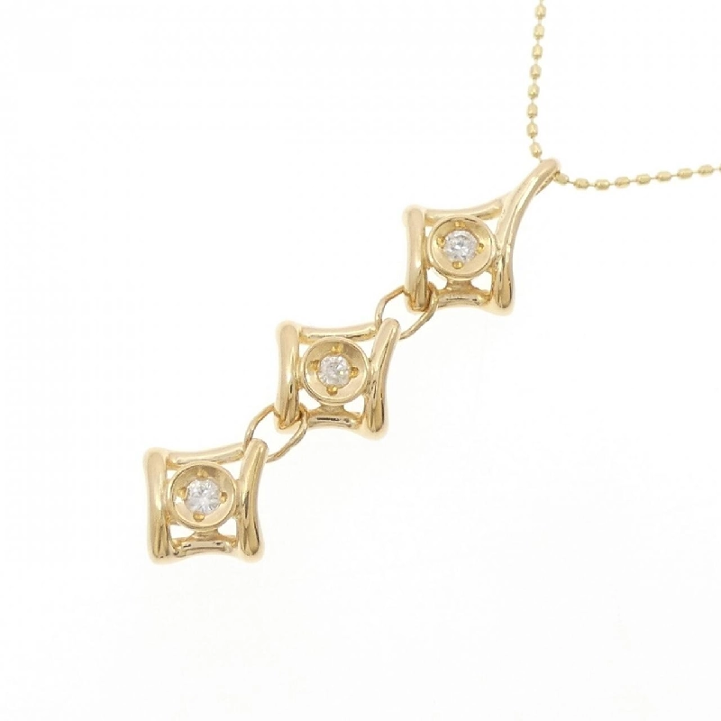 K18YG Dây chuyền kim cương 0.1CT - Hàng hiệu Chính hãng 864017