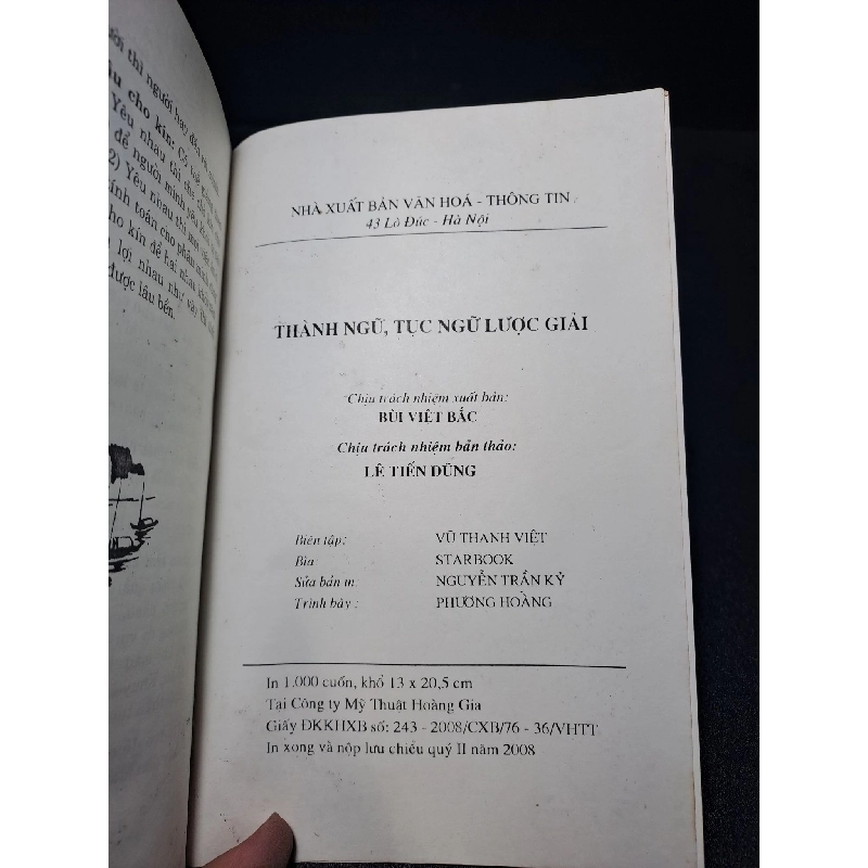 Thành ngữ tục ngữ lược giải 2008 Nguyễn Trần Trụ mới 85% bẩn (văn học) HCM3012 912654