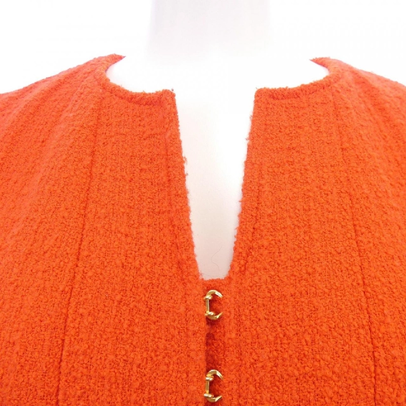 CHANEL P08262V04999 96A Áo khoác không cổ - Hàng hiệu Authentic 818010