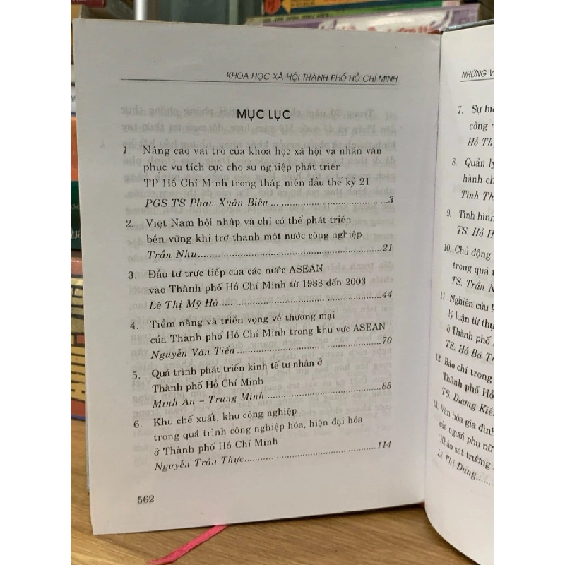 Khoa học Xã Hội thành phố Hồ Chí Minh những vấn đề nghiên cứu -Pgs Phan Xuân Biên-TS Hồ Hữu Nhựt 750649