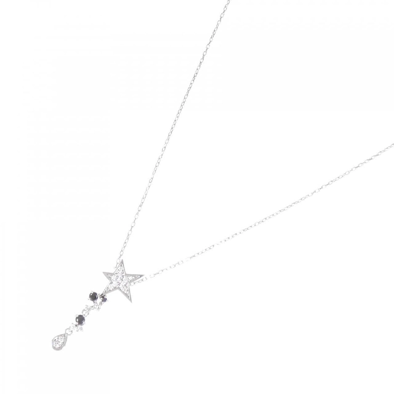 K18WG Ngôi sao Kim cương Dây chuyền 0.20CT - Hàng hiệu Chính hãng 861859