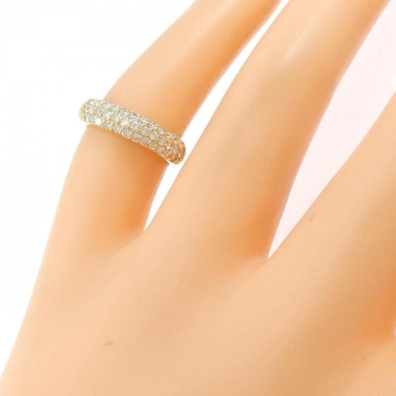 Nhẫn hồng ngọc đính kim cương K18YG 0.40CT - Hàng hiệu Chính hãng 851218