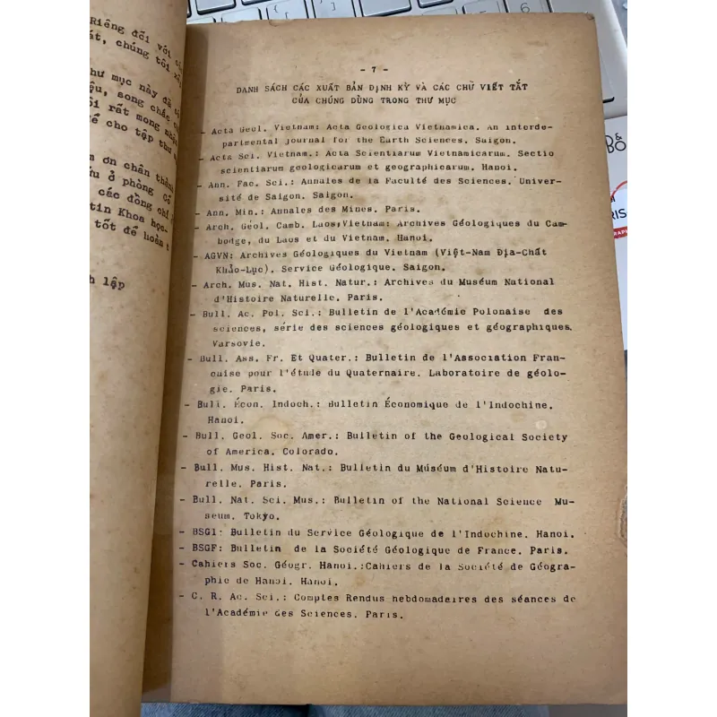 THƯ MỤC ĐỊA TẦNG VÀ CỔ SINH VẬT VIỆT NAM 1882 - 1982 (ĐẶNG TRẦN HUYÊN) 931192