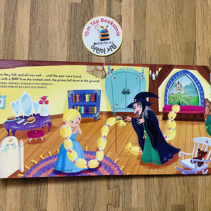 Set truyện cổ tích song ngữ Anh – Hàn siêu đẹp cho bé  1047306