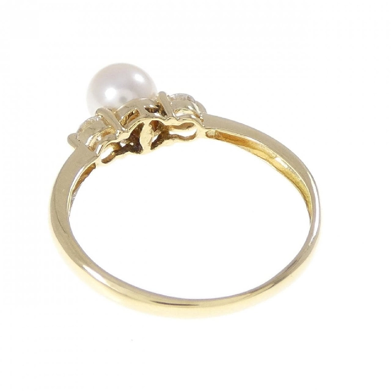 Nhẫn ngọc trai Akoya K18YG 4.9mm - Hàng hiệu Authentic 851684