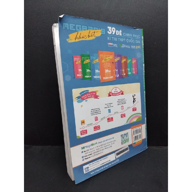 Mega 2019 - 39 đề chinh phục kì thi THPT quốc gia Tiếng anh mới 80%, dơ nhẹ, ố nhẹ 2018 HCM1406 Dương Thị Hương SÁCH HỌC NGOẠI NGỮ 340143