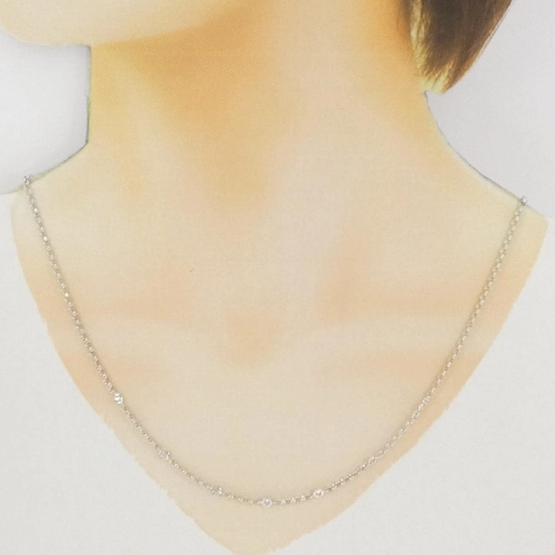 Dây chuyền kim cương Tasaki 0.16CT - Hàng hiệu Chính hãng 840035